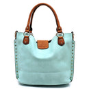MY2513 Fashion Twist Lock 2-in-1 Satchel Bag - MiMi Wholesale