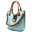 MY2513 Fashion Twist Lock 2-in-1 Satchel Bag - MiMi Wholesale