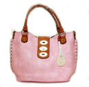 MY2513 Fashion Twist Lock 2-in-1 Satchel Bag - MiMi Wholesale