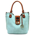 MY2513 Fashion Twist Lock 2-in-1 Satchel Bag - MiMi Wholesale