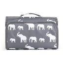 NCB25-E Elephant Roll Up Cosmetic Bag - MiMi Wholesale