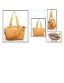 NY2001 Naomi Nylon Three Compartment Satchel Bag - MiMi Wholesale