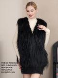 P6095 Miranda Faux Fur Vest - MiMi Wholesale