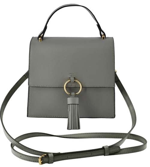PB704 Fashion Ring Tassel Flap Crossbody Satchel Bag - MiMi Wholesale