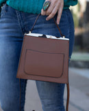 PB704 Fashion Ring Tassel Flap Crossbody Satchel Bag - MiMi Wholesale