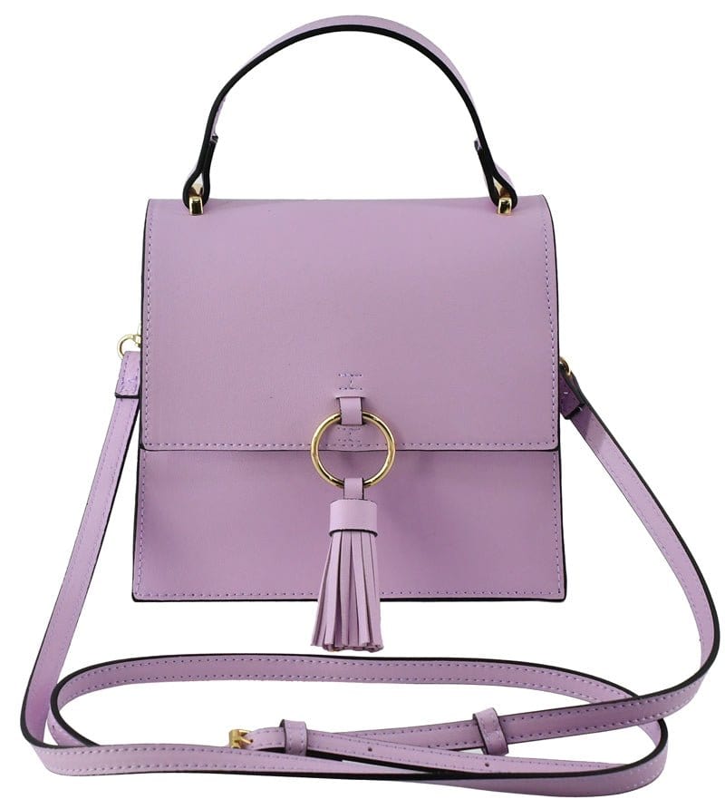 PB704 Fashion Ring Tassel Flap Crossbody Satchel Bag - MiMi Wholesale