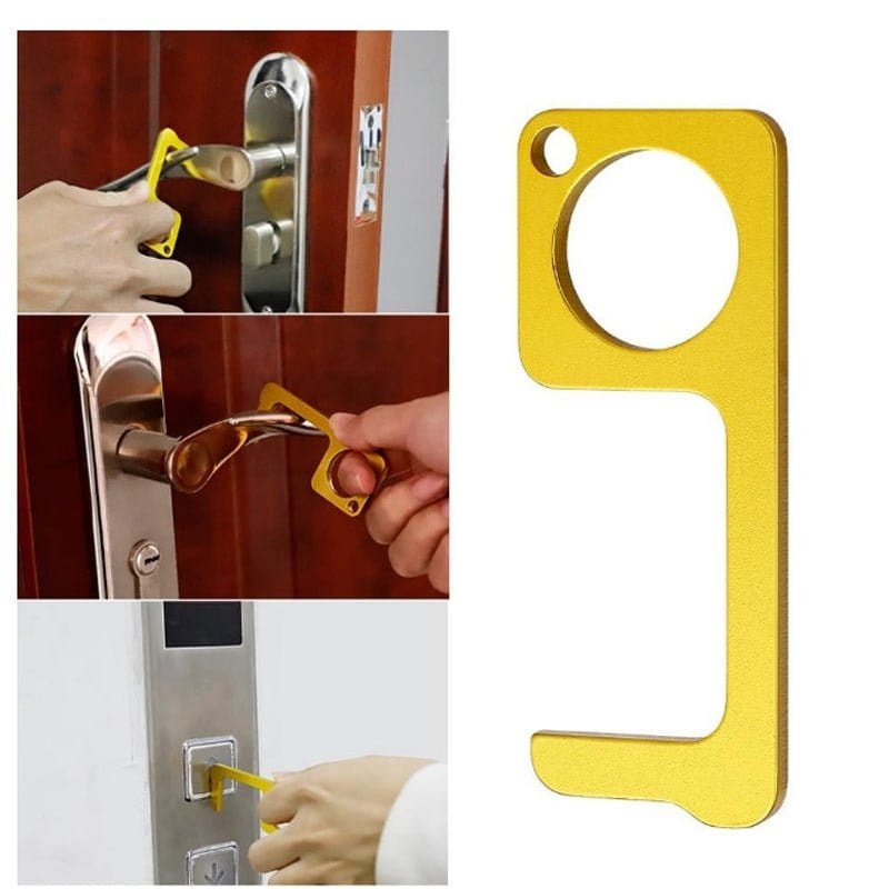 PK01 No-Contact Metal Safety Key Chain - MiMi Wholesale