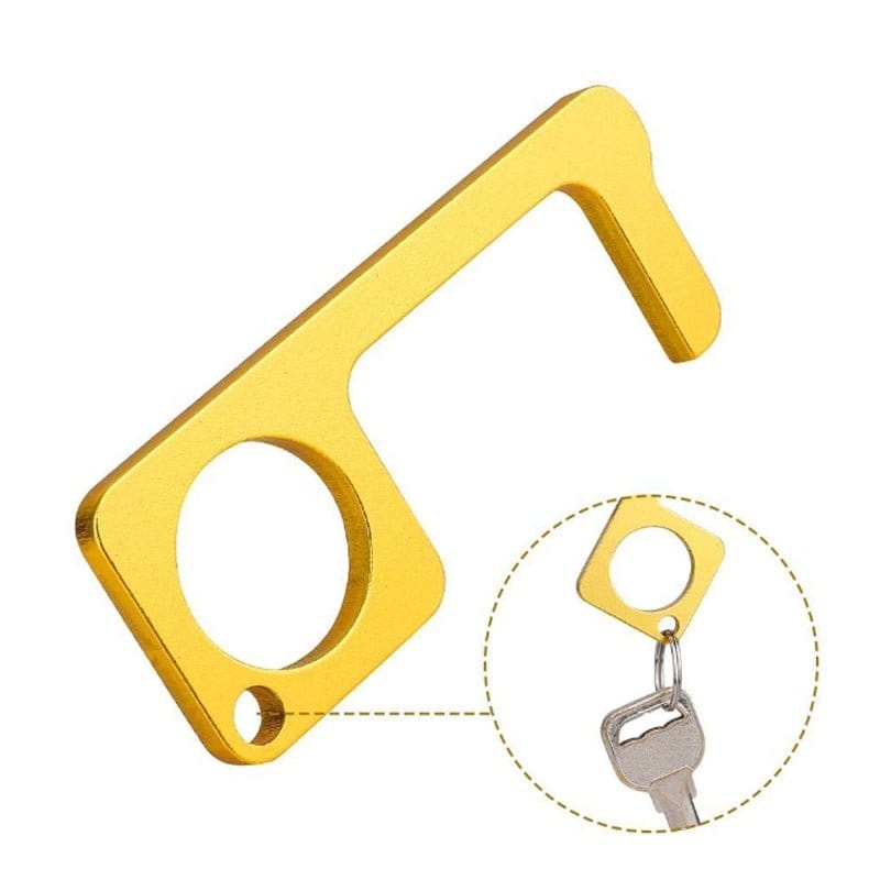 PK01 No-Contact Metal Safety Key Chain - MiMi Wholesale