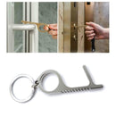 PK02 No-Contact Serrated Metal Safety Key Chain - MiMi Wholesale