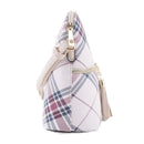 PL3031 Plaid Dome Fashion Crossbody w/ Tassel - MiMi Wholesale