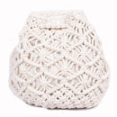 PP6937 Diamond Macrame Drawstring Drop Backpack - MiMi Wholesale