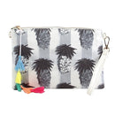 PPC5026(BK) Pineapple Print Fashion Clutch/Crossbody Bag with Tassel - MiMi Wholesale