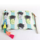 PPC5026(BK) Pineapple Print Fashion Clutch/Crossbody Bag with Tassel - MiMi Wholesale