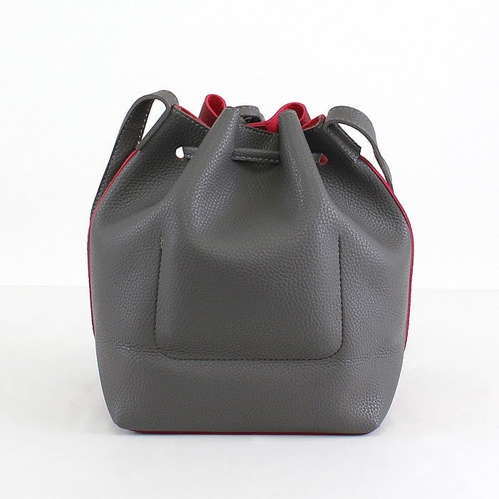 PPC5224 Two Tone Bucket Crossbody Bag - MiMi Wholesale