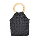 PPC6812 Ring Handled Macrame Tote - MiMi Wholesale