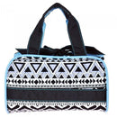 QA201 Quilted Triangle Print 2 PC Cosmetic Set - MiMi Wholesale