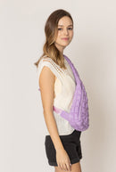 QBS410088 Brielle Quilted Sling Bag - MiMi Wholesale