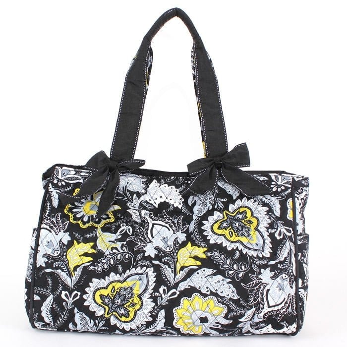 QF2703 Quilted Solid Diaper Bag - MiMi Wholesale