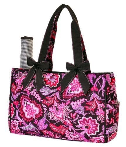 QF2703 Quilted Solid Diaper Bag - MiMi Wholesale