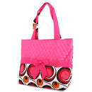 QGMD2721 Quilted 3PC Diaper Bag - MiMi Wholesale