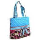 QLP601 Quilted Paisley Print 3PC Diaper Bag - MiMi Wholesale