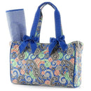 QNP2703 Quilted Paisley Diaper Bag - MiMi Wholesale