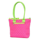 QS301 Quilted Solid Small Tote - MiMi Wholesale