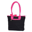 QS301 Quilted Solid Small Tote - MiMi Wholesale