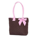 QS301 Quilted Solid Small Tote - MiMi Wholesale