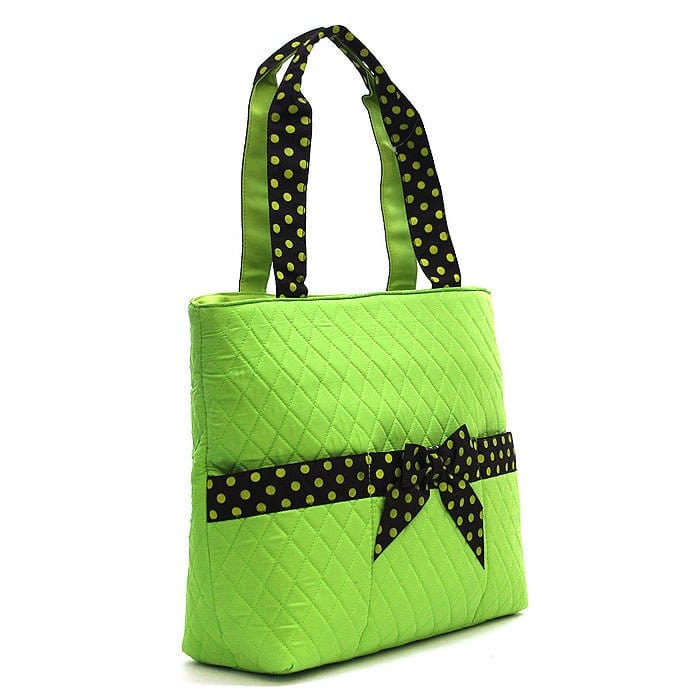 QS601 Quilted Solid 3PC Diaper Bag - MiMi Wholesale