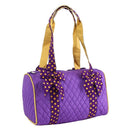 QS701 Quilted Solid Small Duffel Bag - MiMi Wholesale