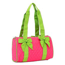 QS701 Quilted Solid Small Duffel Bag - MiMi Wholesale