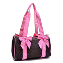 QS701 Quilted Solid Small Duffel Bag - MiMi Wholesale