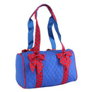 QS701 Quilted Solid Small Duffel Bag - MiMi Wholesale