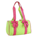 QS701 Quilted Solid Small Duffel Bag - MiMi Wholesale