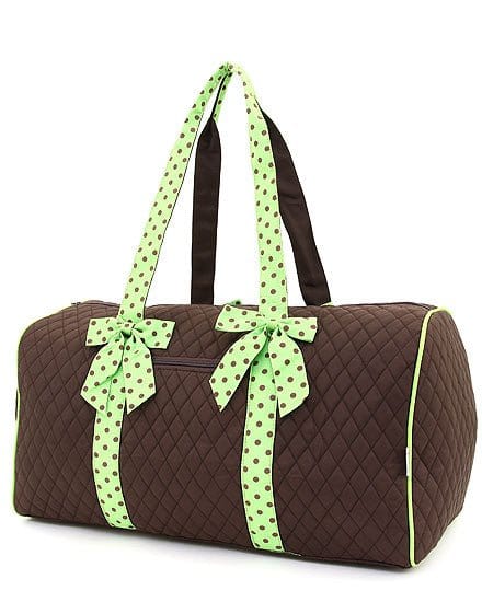 QSD2701 Quilted Solid Large Duffel Bag - MiMi Wholesale