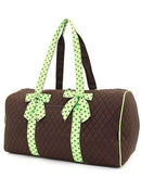 QSD2701 Quilted Solid Large Duffel Bag - MiMi Wholesale