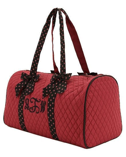 QSD2701 Quilted Solid Large Duffel Bag - MiMi Wholesale