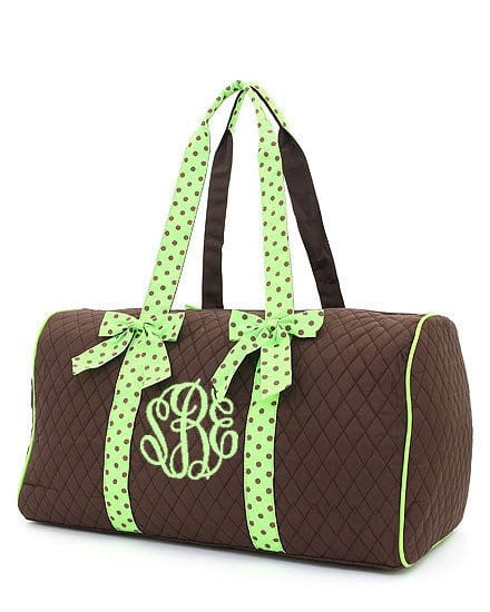 QSD2701 Quilted Solid Large Duffel Bag - MiMi Wholesale