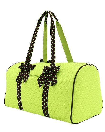 QSD2701 Quilted Solid Large Duffel Bag - MiMi Wholesale