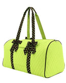 QSD2701 Quilted Solid Large Duffel Bag - MiMi Wholesale