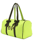 QSD2701 Quilted Solid Large Duffel Bag - MiMi Wholesale