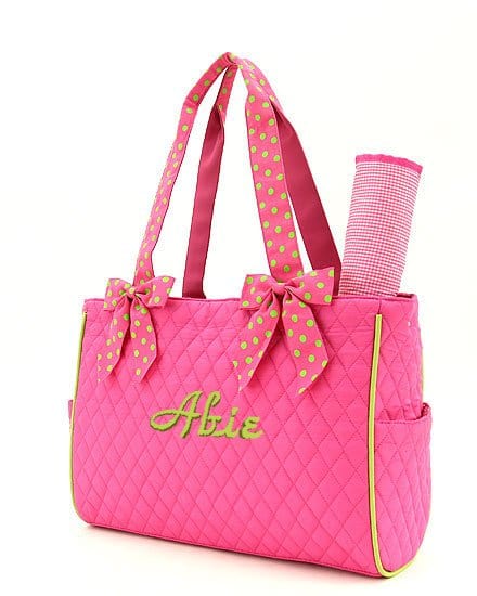 QSD2703 Quilted Solid Diaper Bag - MiMi Wholesale