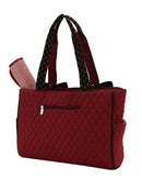 QSD2703 Quilted Solid Diaper Bag - MiMi Wholesale