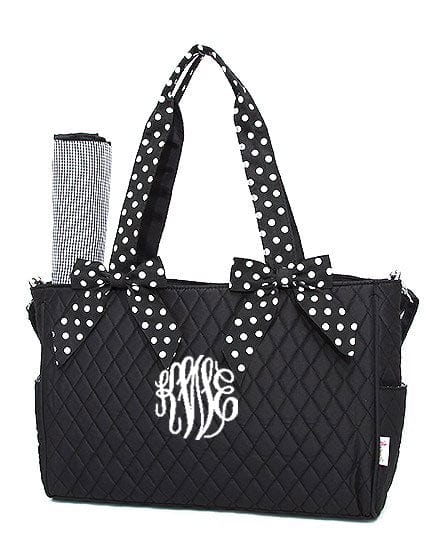 QSD2703 Quilted Solid Diaper Bag - MiMi Wholesale