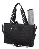 QSD2703 Quilted Solid Diaper Bag - MiMi Wholesale