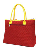 QSD2705 Quilted Solid Large Tote - MiMi Wholesale