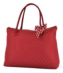 QSD2705 Quilted Solid Large Tote - MiMi Wholesale