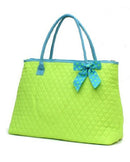 QSD2705 Quilted Solid Large Tote - MiMi Wholesale