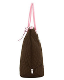 QSD2705 Quilted Solid Large Tote - MiMi Wholesale